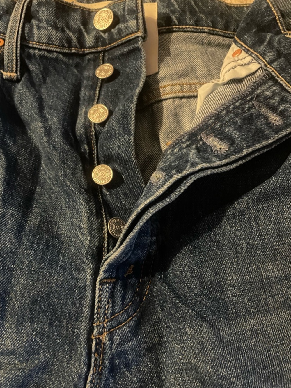 MOTHER Denim Jean Shorts with Red Cherry Embroideries - Picture 6 of 6